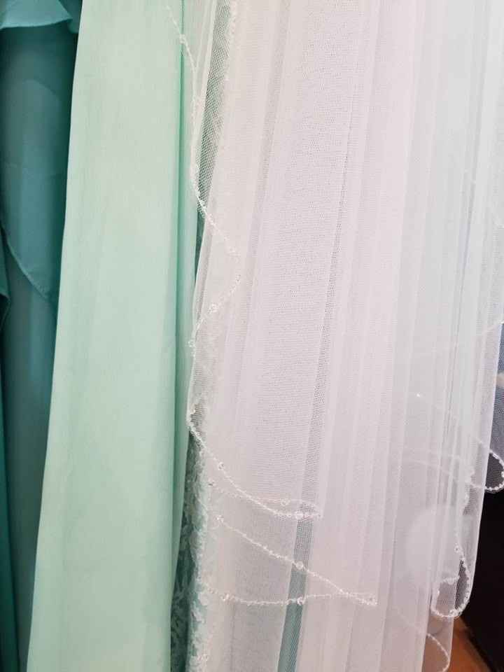 I want a similar veil to the one in the pictures but the bridal shop said it $165. I found a shop on