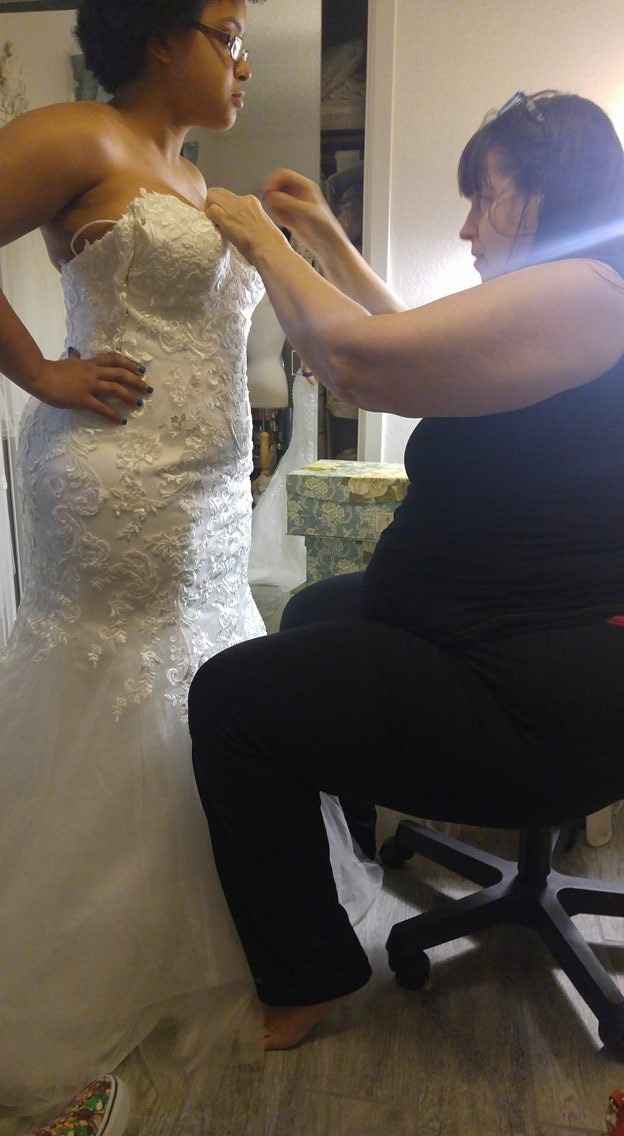 Got pinned up today...