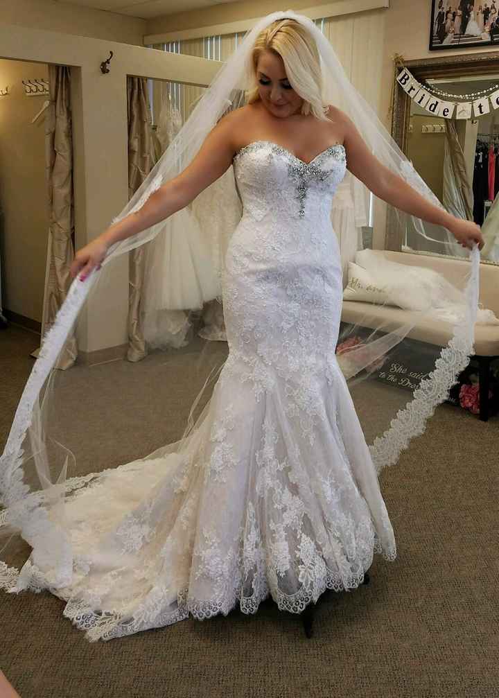 Said YES to an "Off the rack" dress!