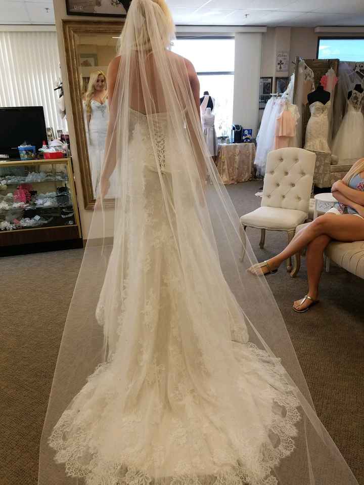 Said YES to an "Off the rack" dress!