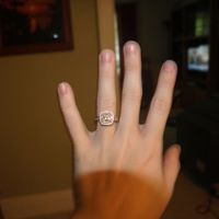 Might be rude to ask but how many CT's is your engagement ring? What is average?