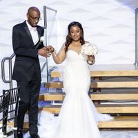 My Son balling as he greets me to walk me down the aisle