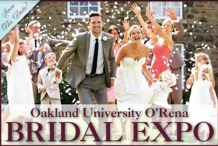 The Bridal Expo at Oakland University, August 26, 12-3:30 p.m. 