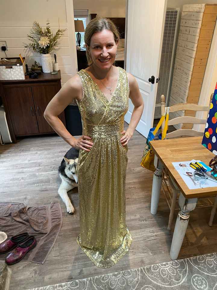 Gold/champaign bridesmaid dress?!? - 2