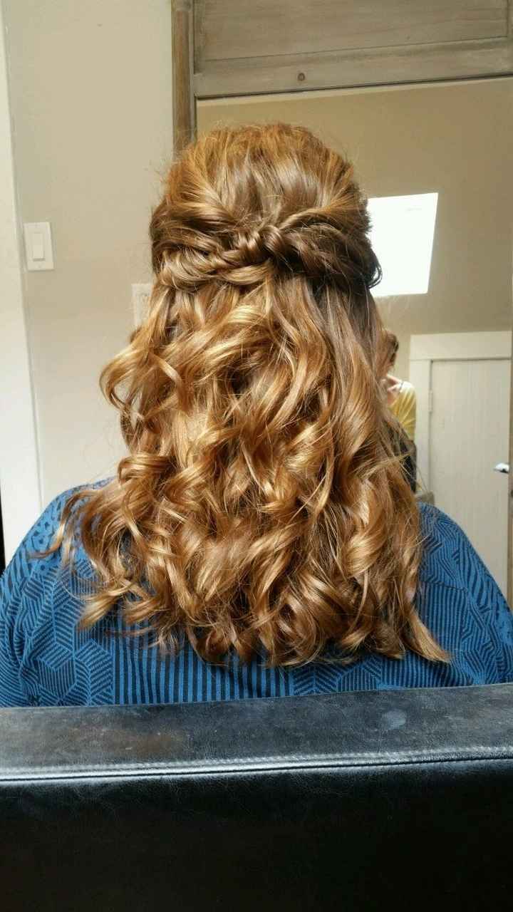 Hair/Make Up Trial Today! Thoughts Please!! Pic Heavy