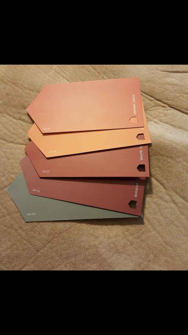 Trying to decide best color choice for a late October wedding