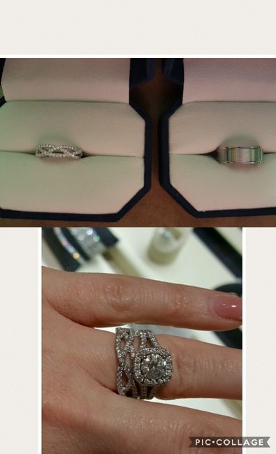Purchased our wedding bands!!