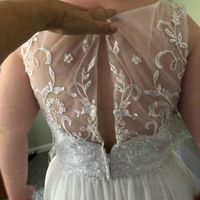 Back of the dress