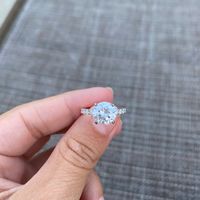 Ring prongs look black? - 2