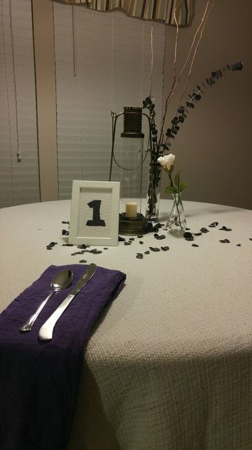 DIY'd my centerpieces!