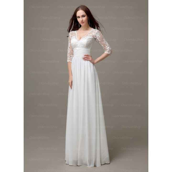 Searching for a lace and chiffon dress!