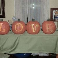 Glitter Pumpkin Center Pieces! :)