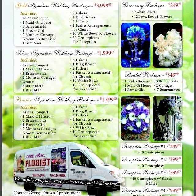 What is the average price for flowers?