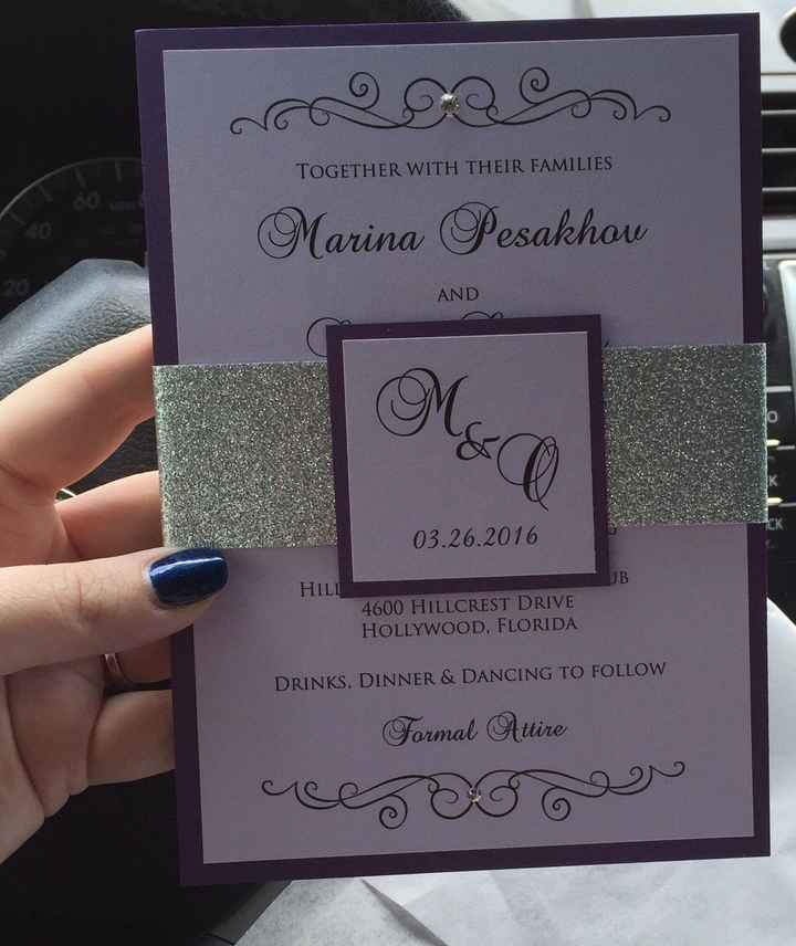 Show me your invitations!