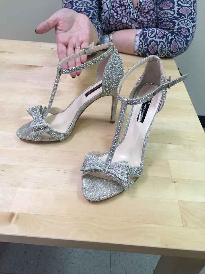 Wedding shoes: A hint of sparkle or big bling?