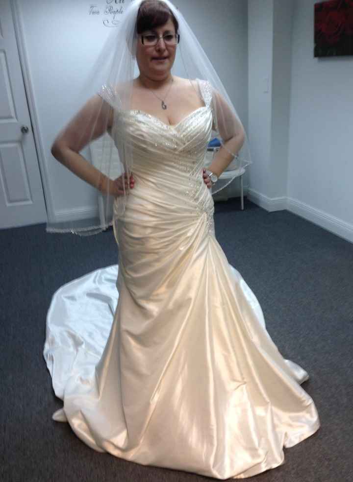 I finally said YES to the dress today!