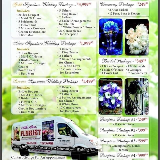 What is the average price for flowers?