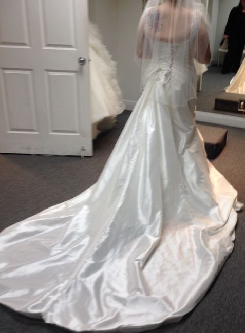 I finally said YES to the dress today!