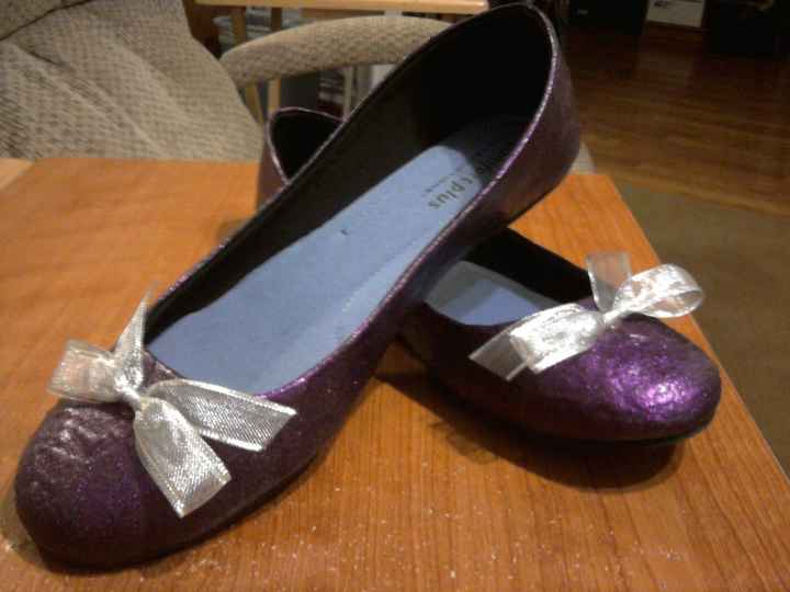 My DIY Glitter Shoes