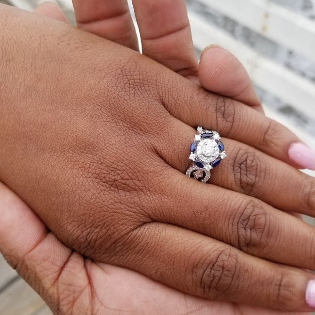 Blue wedding ring 5