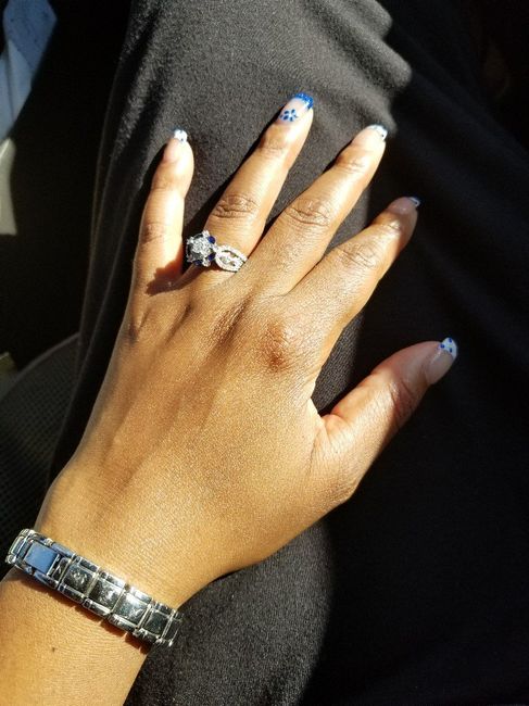 Let’s show off our engagement rings! - 1