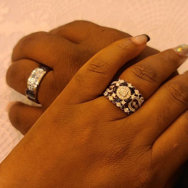 How much of your finger does your ring cover? 7