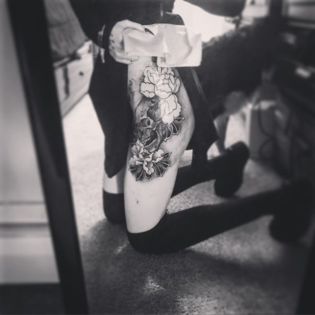 Thigh Tattoos and Garters - 1