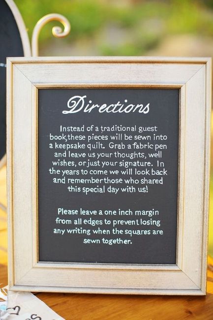 This is the sign we will have at the reception
