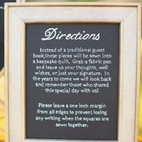 This is the sign we will have at the reception