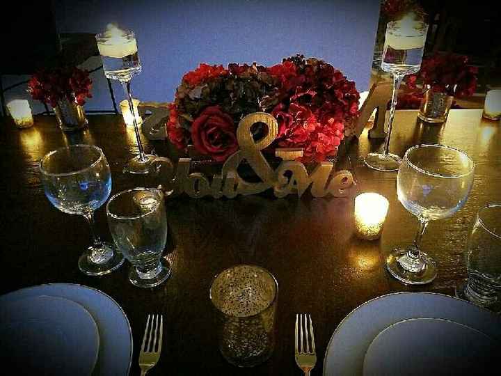 Reception decorations