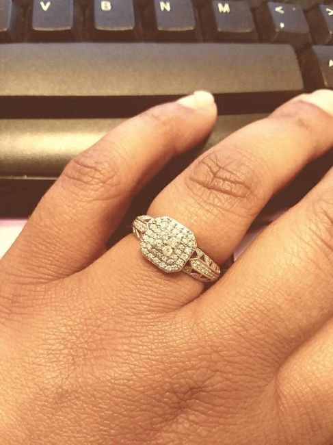 When you finally get your ring clean and it looks brand new again :)