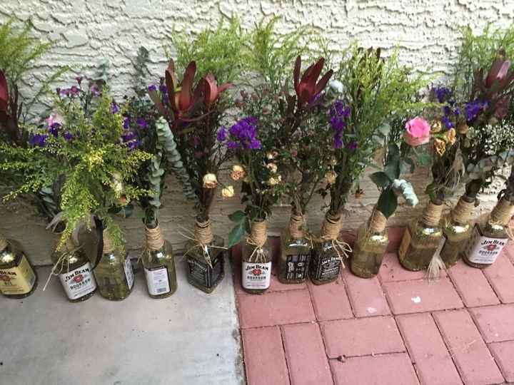 How much did you spend on flowers for reception and ceremony?