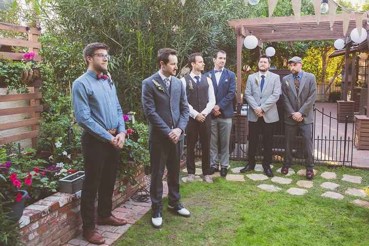 Backyard wedding