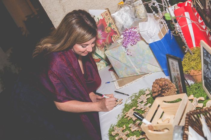 What are you doing for a guest book?