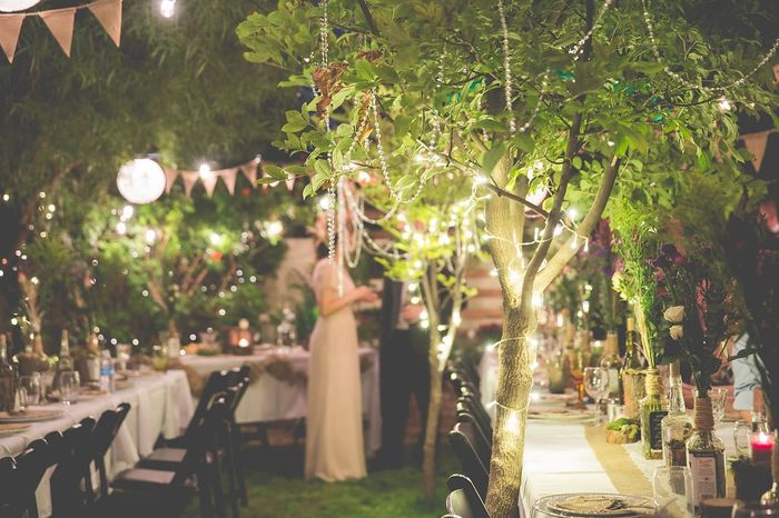 Backyard wedding