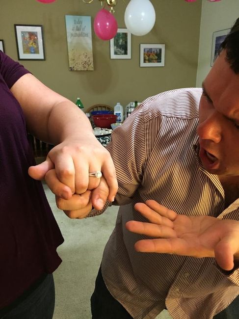 Weird photos-wedding engagement or personal