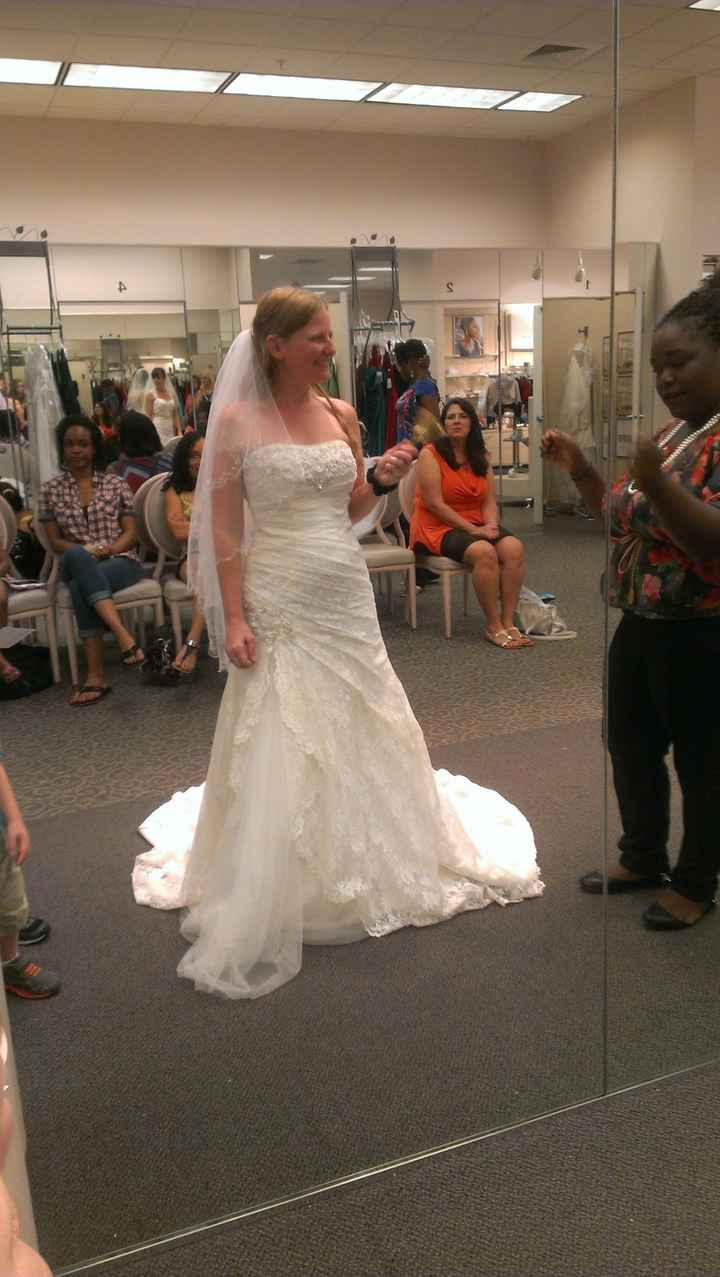 Said YES to the dress!