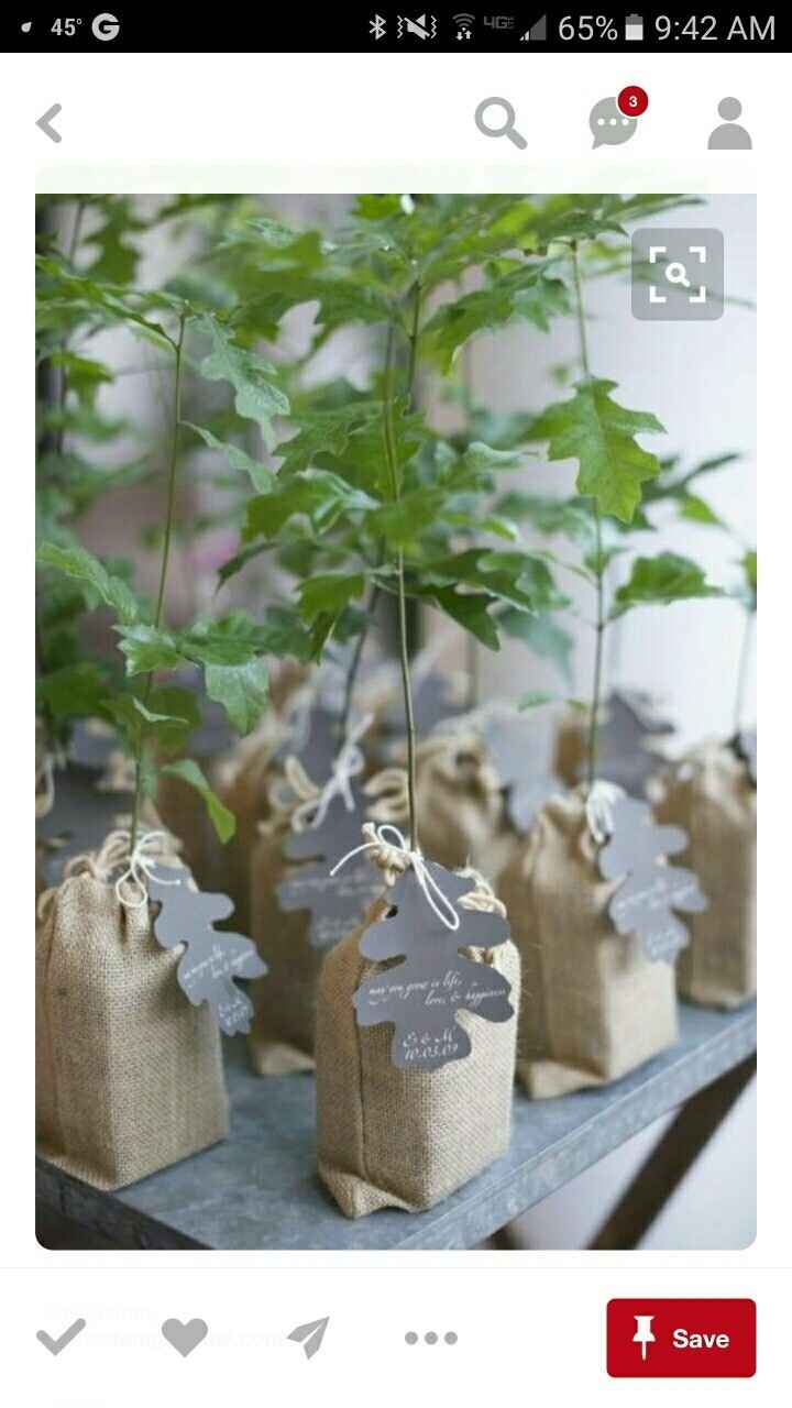 Centerpiece favors