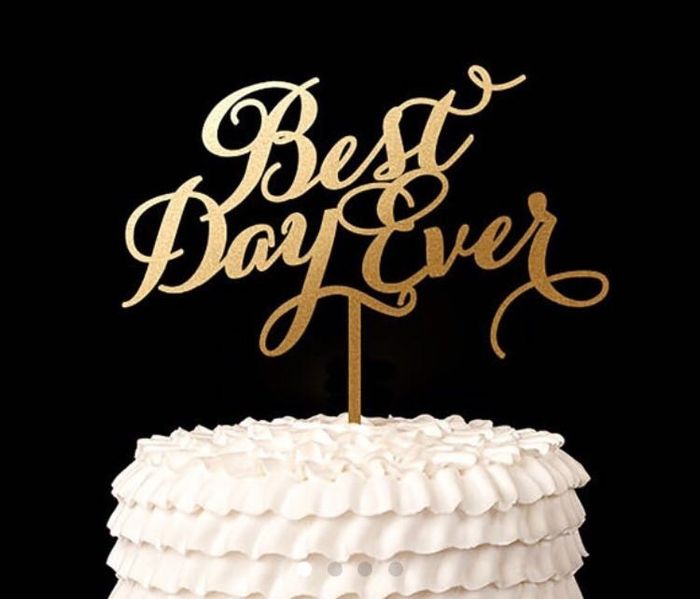 Cake topper fun!