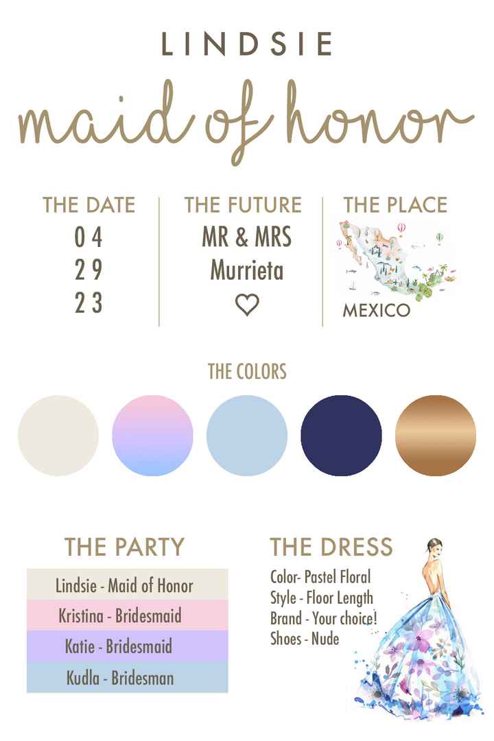 Bridesmaids Responsibilities - 1