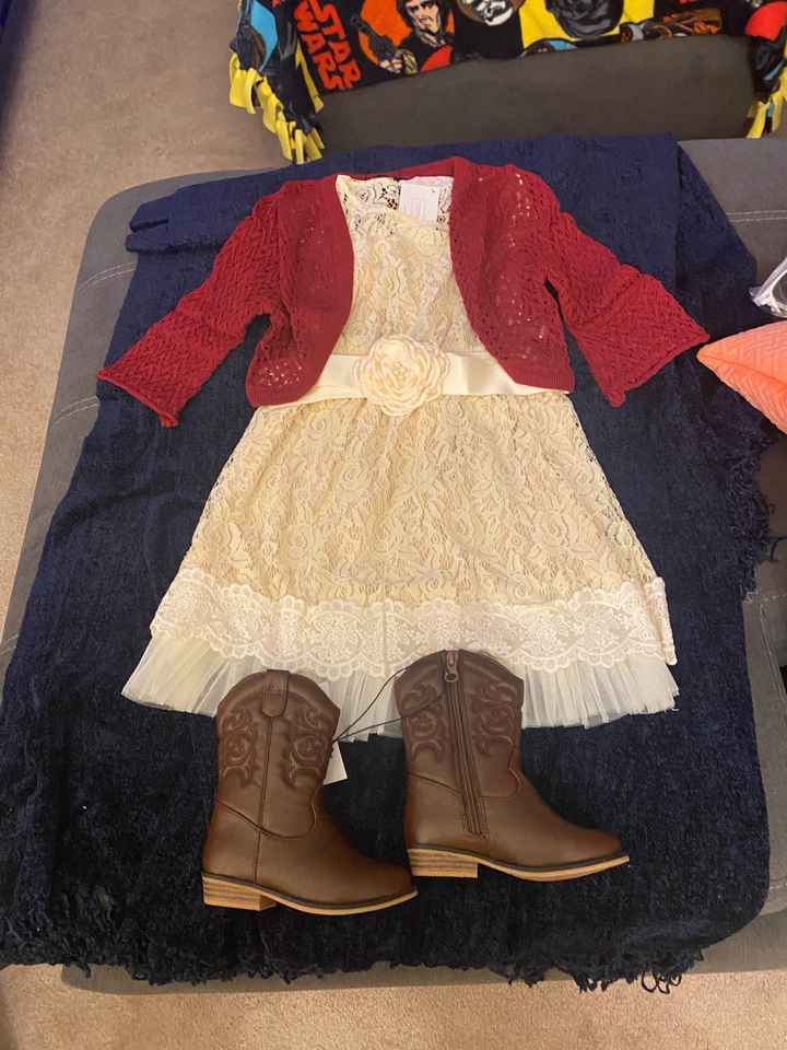 The flower girl outfits! - 1