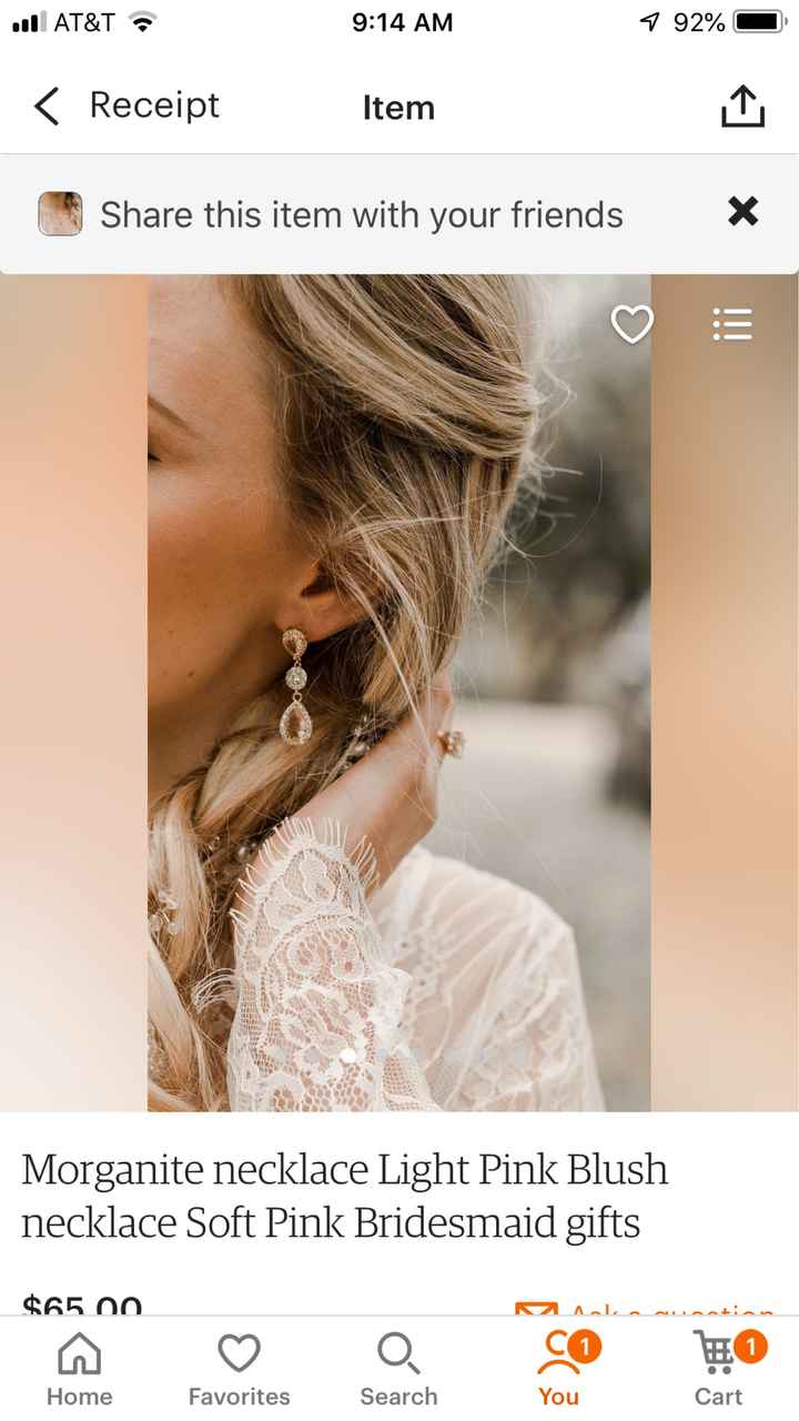Types of jewellery for this dress? - 1
