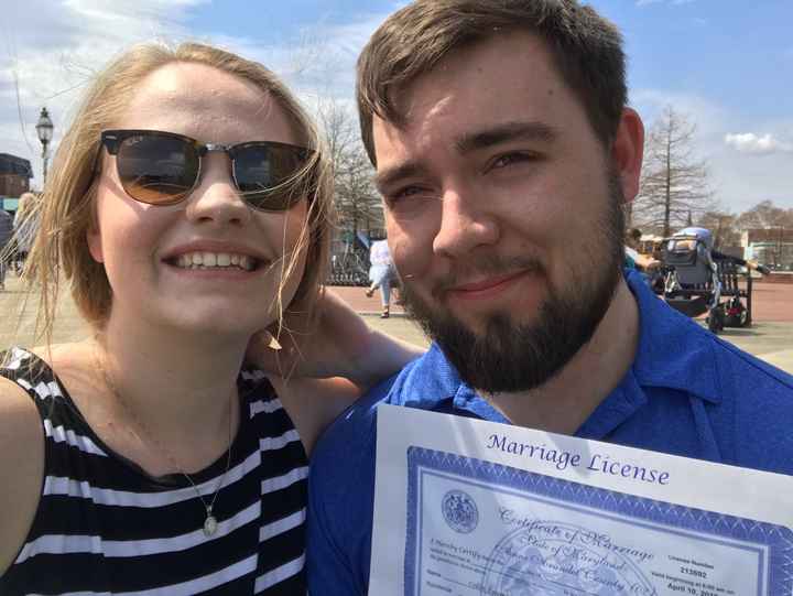 Applied for our marriage license! - 1