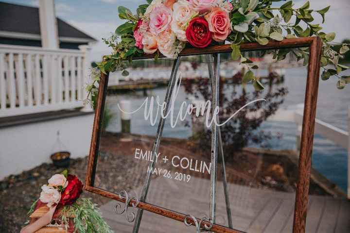 Our Welcome Sign (made by me and my husband's parents)