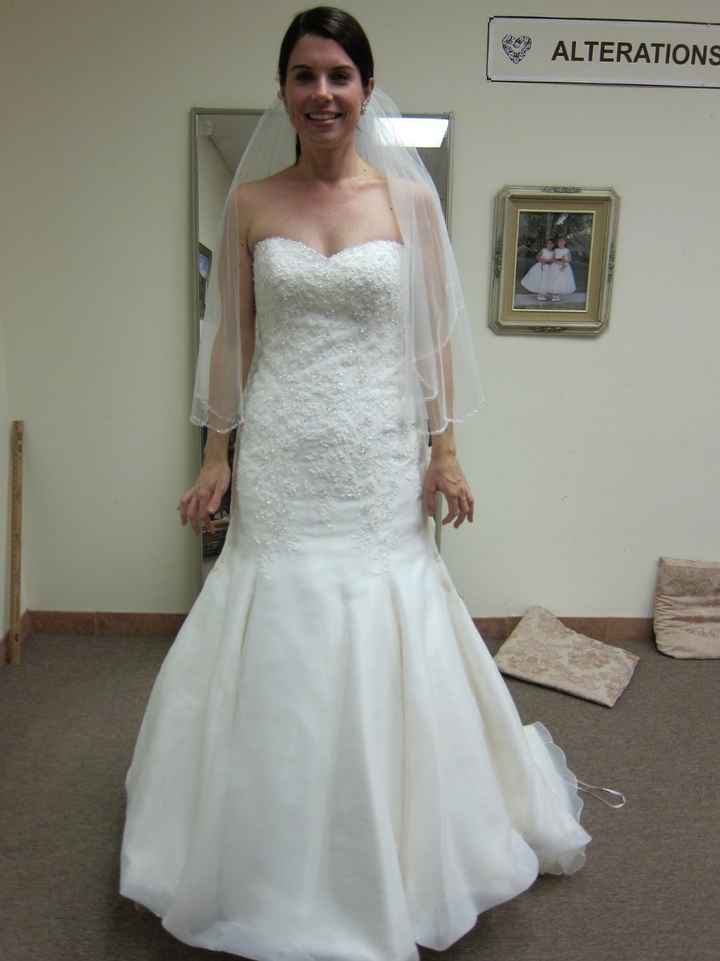 1st and 2nd dress fitting *pics included*