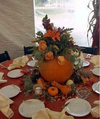 Flowers in Pumpkin