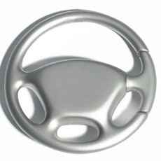Steering Wheel Keychain