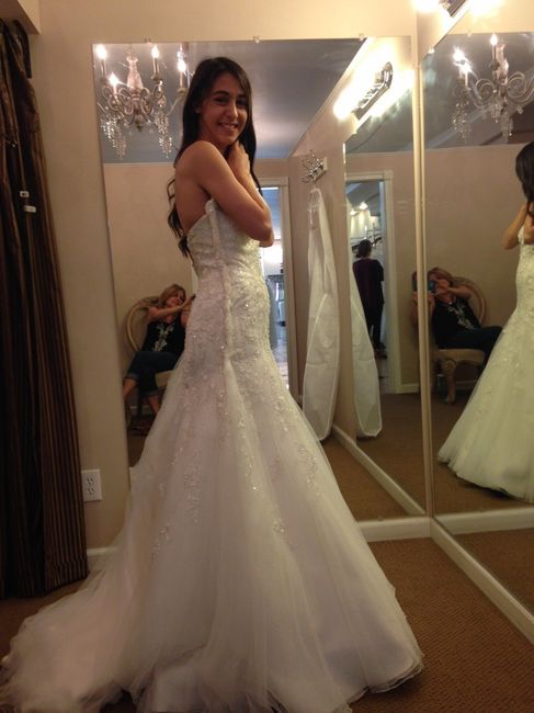 99 Days To Go and First Dress Fitting (w/ pics)