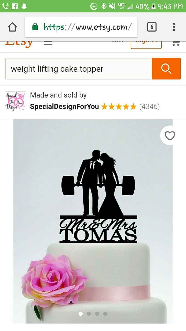 Show me Your Cake Toppers! - 1