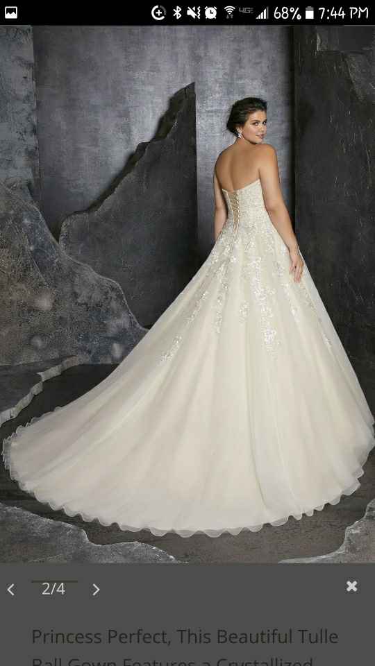 Beaded dress with corset? - 1